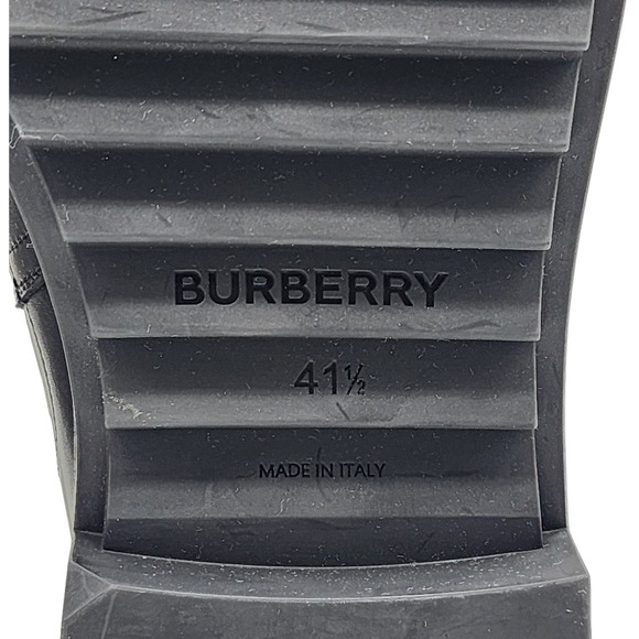 Burberry Allostock Check Detail Leather Chelsea Boots EU 41.5 US 8.5 $950 - Picture 9 of 9